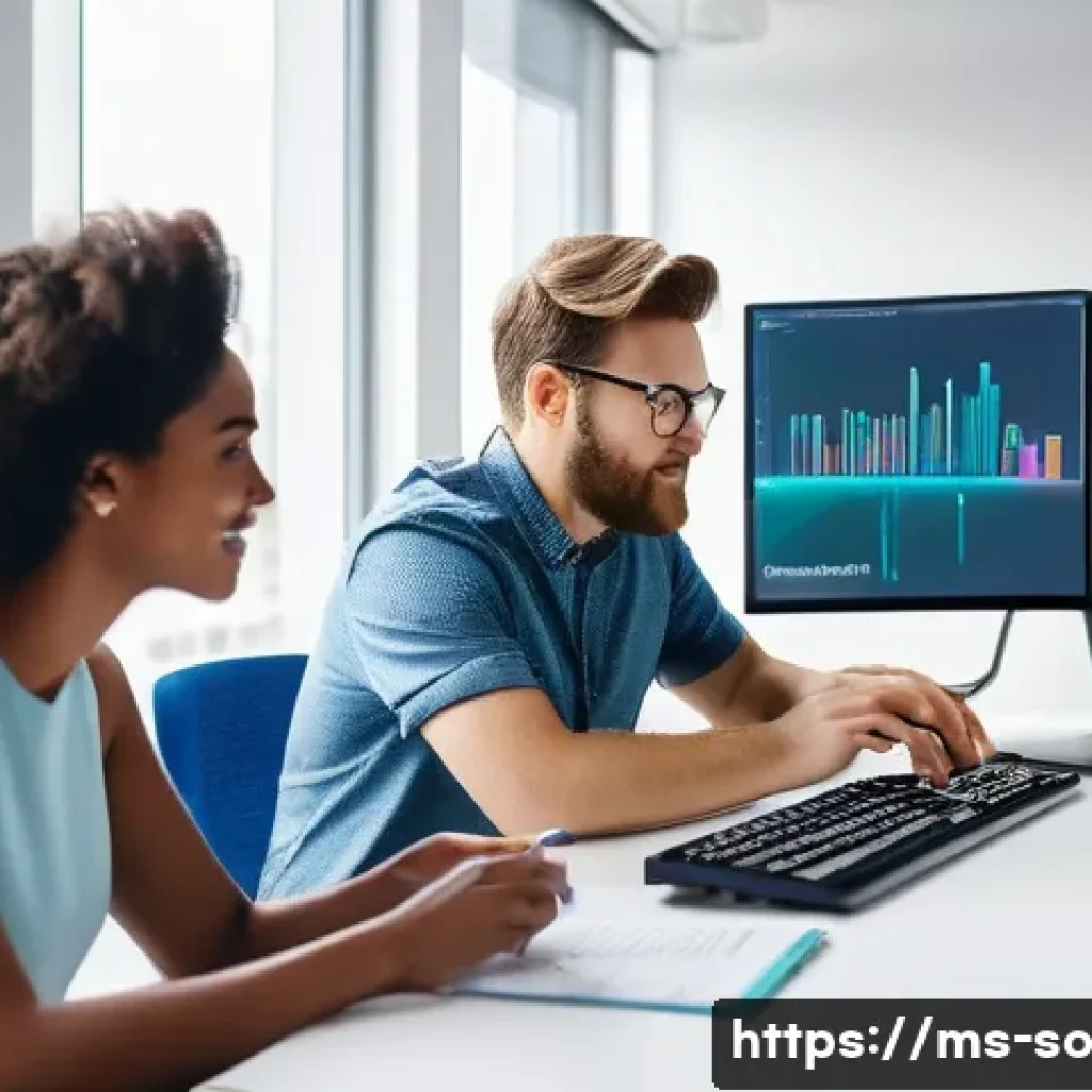 CI CD 파이프라인과 마이크로서비스 아키텍처 - **Prompt:** A diverse team of professional software developers, dressed in smart casual attire, coll...
